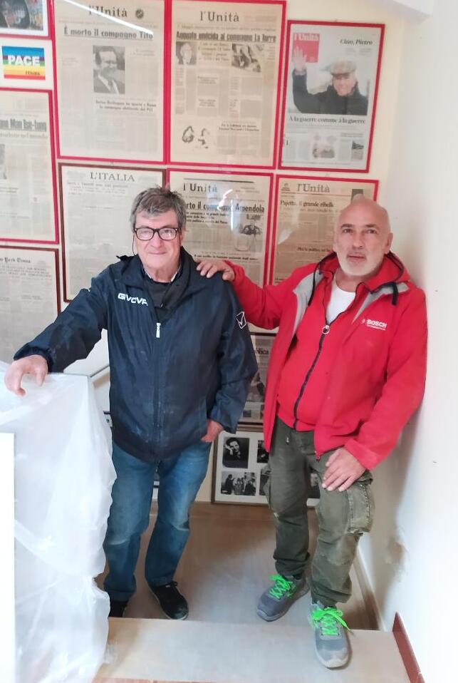 Cosimo Tataranni e Luciano Tamburrino della Termoidraulica Calia.