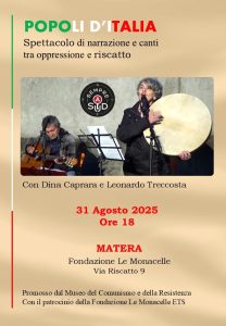 "Popoli d'Italia": musica e storia alla Terrazza de Le Monacelle